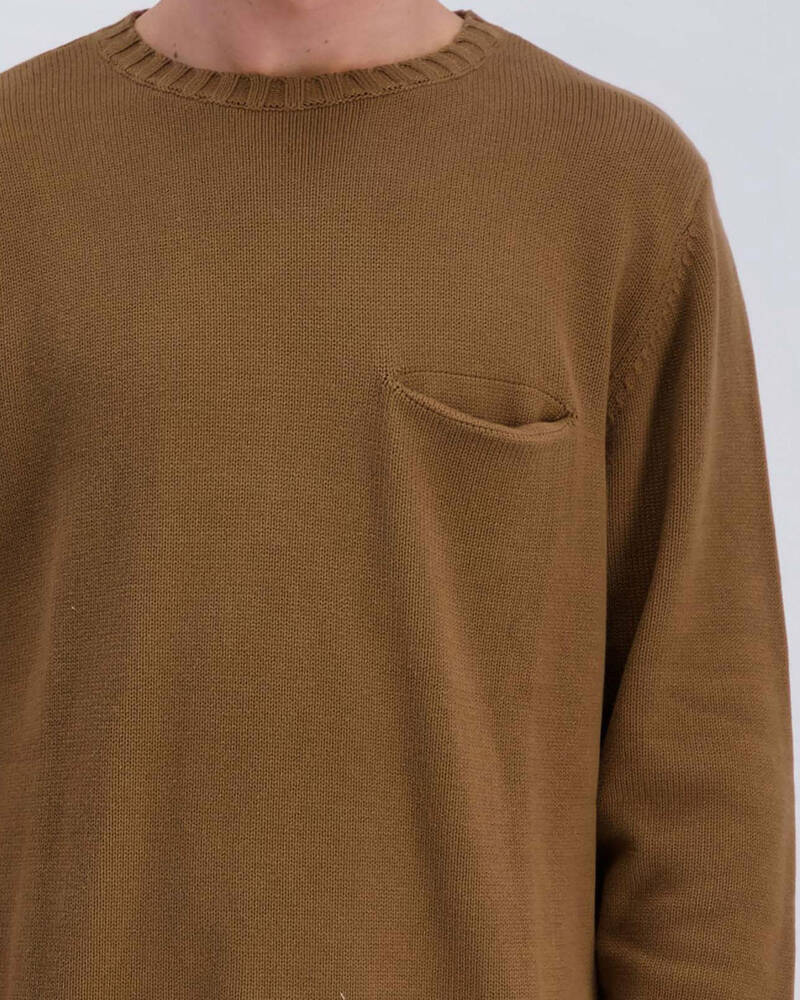 Rhythm Pocket Knit Sweatshirt for Mens