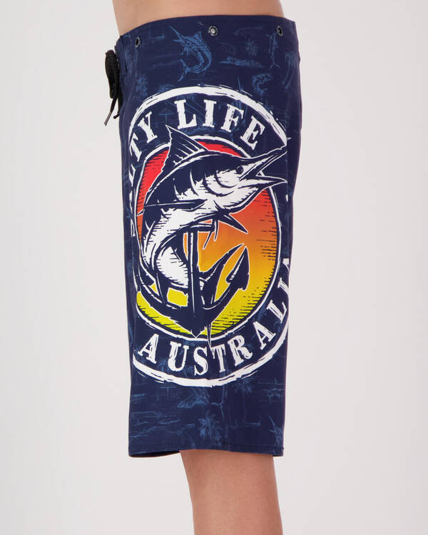 Salty Life Reflections Board Shorts for Mens