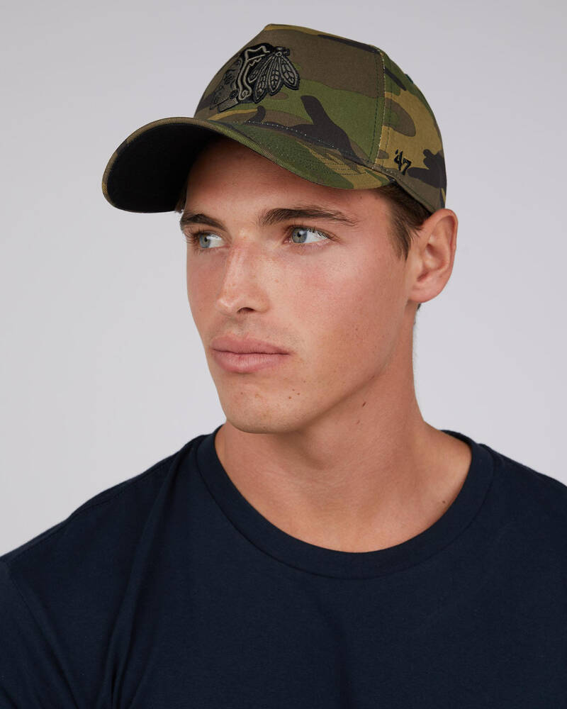 Forty Seven Chicago Blackhawks MVP Snapback Cap for Mens