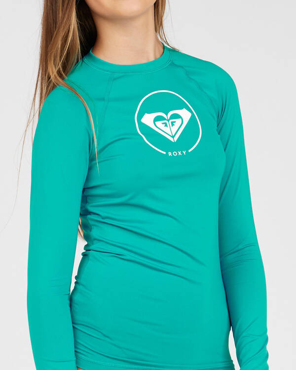 Roxy Girls' Beach Classics Long Sleeve Rash Vest for Womens