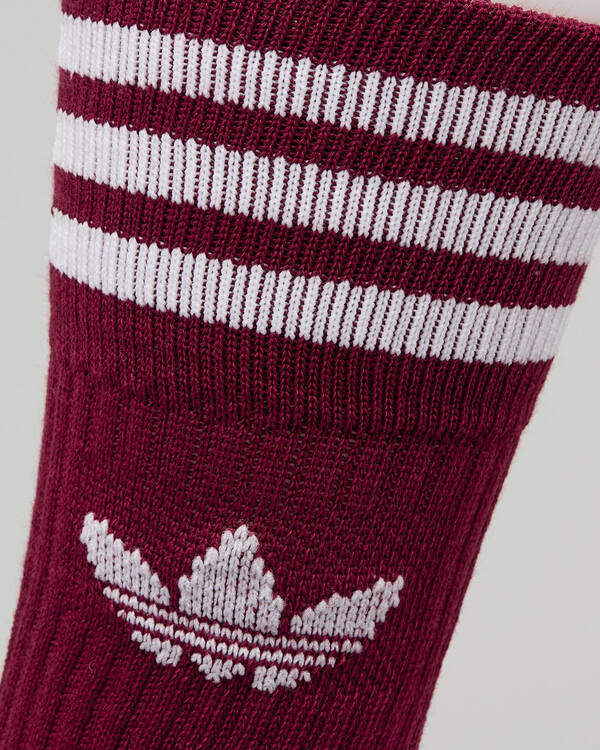 Adidas Womens Solid Crew Sock Pack for Womens
