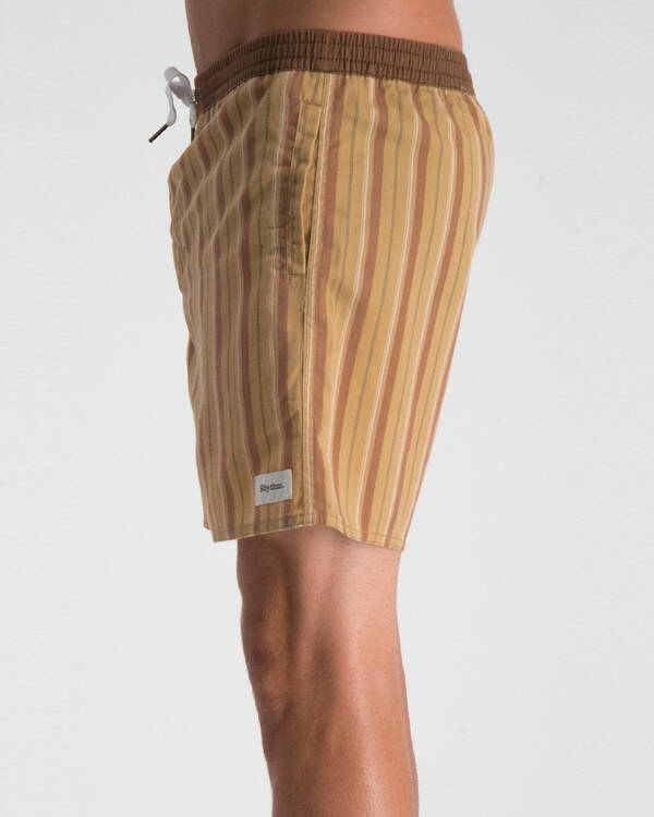 Rhythm Sixties Stripe Jam Walk Shorts for Mens