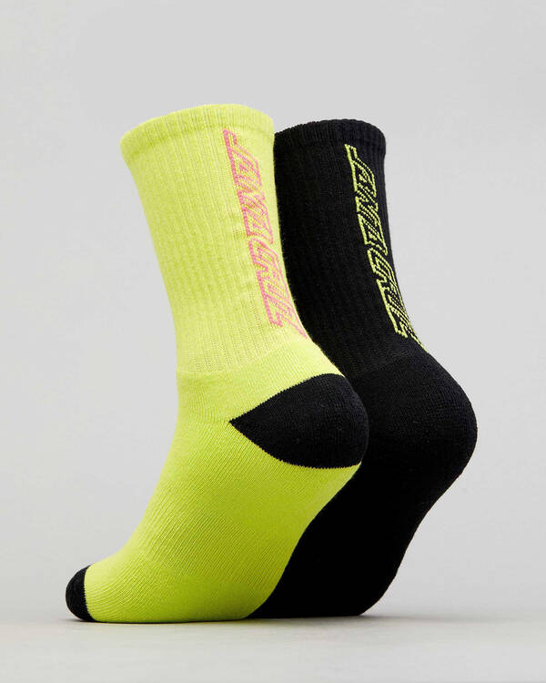 Santa Cruz SC Strip Sock 2pk for Mens