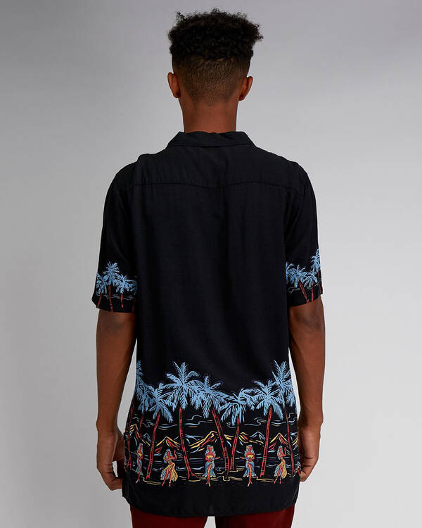 Barney Cools Holiday Camp Short Sleeve Shirt for Mens