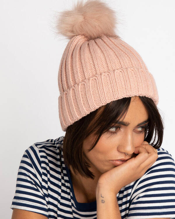 Mooloola Kylie Pom Pom Beanie for Womens