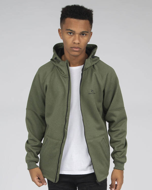 Rip Curl Storm Anti Series Zip Thru Hooded Sweatshirt for Mens