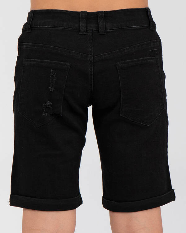 Lucid Boys' Backfire Denim Shorts for Mens