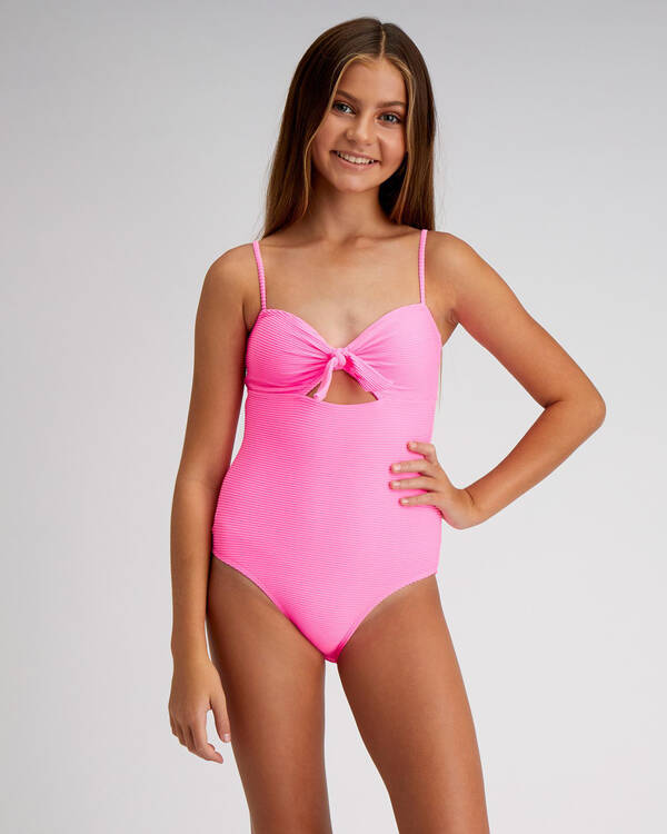 Kaiami Girls Ivy Tie One Piece Swimsuit for Womens