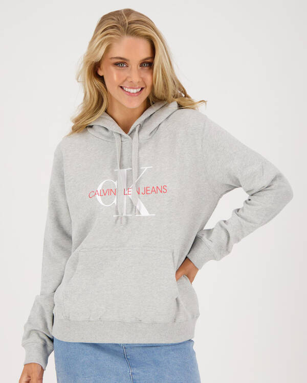 Calvin Klein Jeans Monogram Relaxed Hoodie for Womens