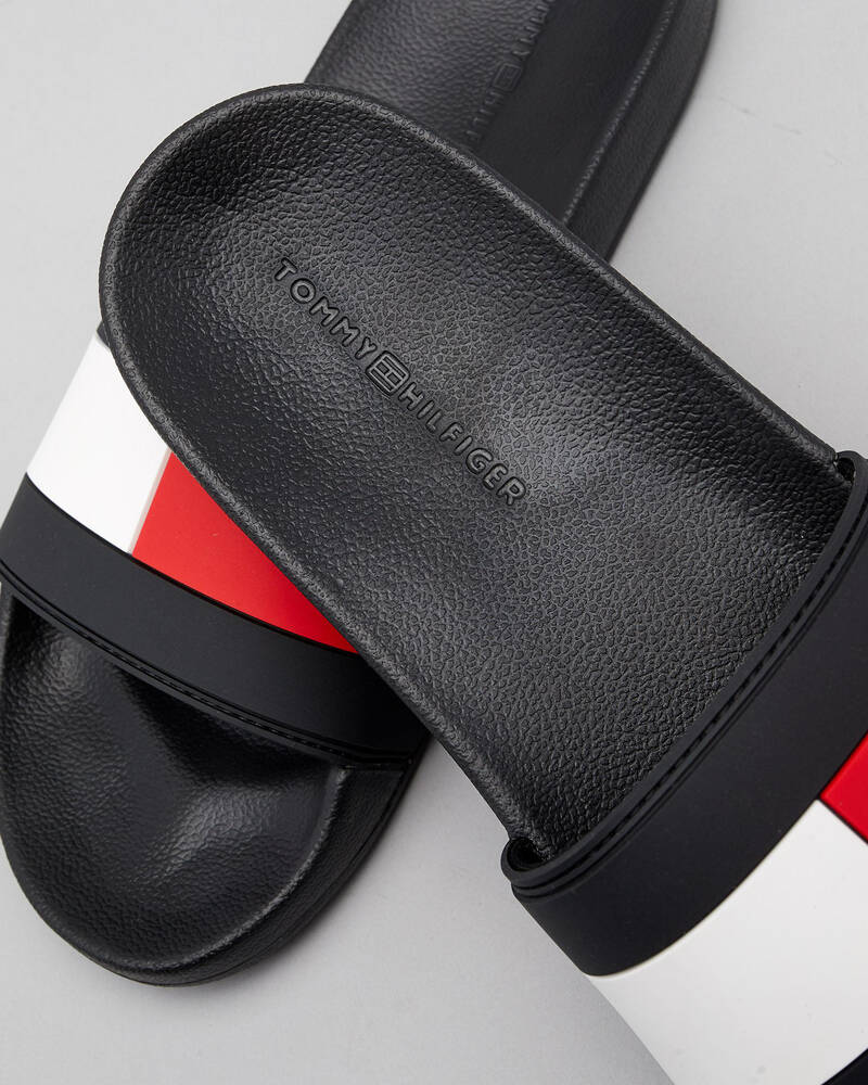 Tommy Hilfiger Essential Flag Pool Slides for Mens