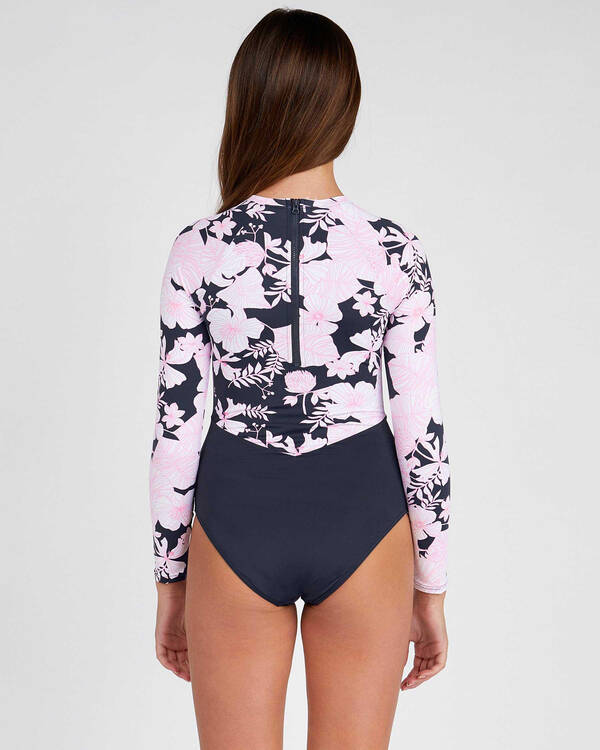 Roxy Girls Wild Flowers Long Sleeve Surfsuit for Womens