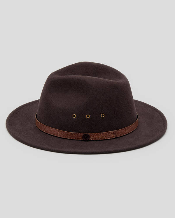 Billy Bones Club Brown Sugar Fedora Hat for Mens