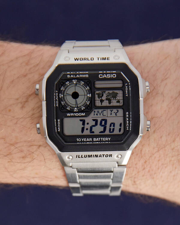 Casio AE1200WHD-1A Stainless Steel Watch for Mens