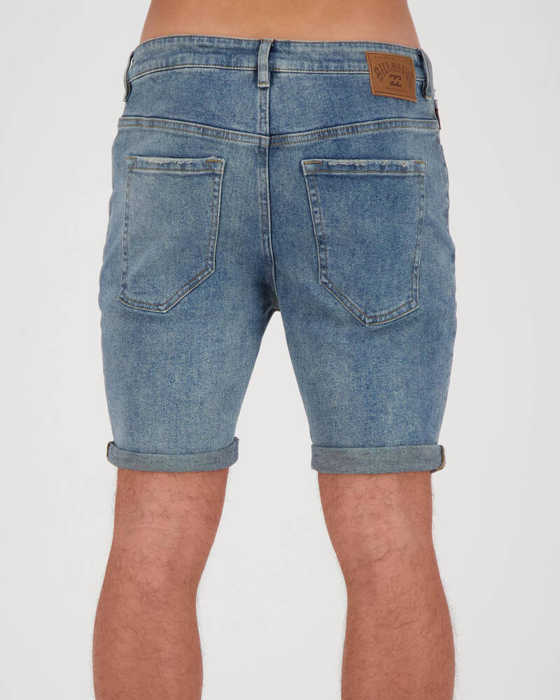 Billabong Versa Denim Rollup Short for Mens