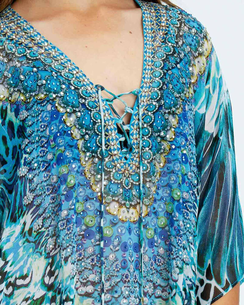 Kaiami Girls Macaw Kaftan Beach Cover for Womens