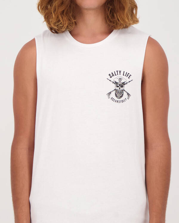 Salty Life Harpooned Muscle Tank for Mens