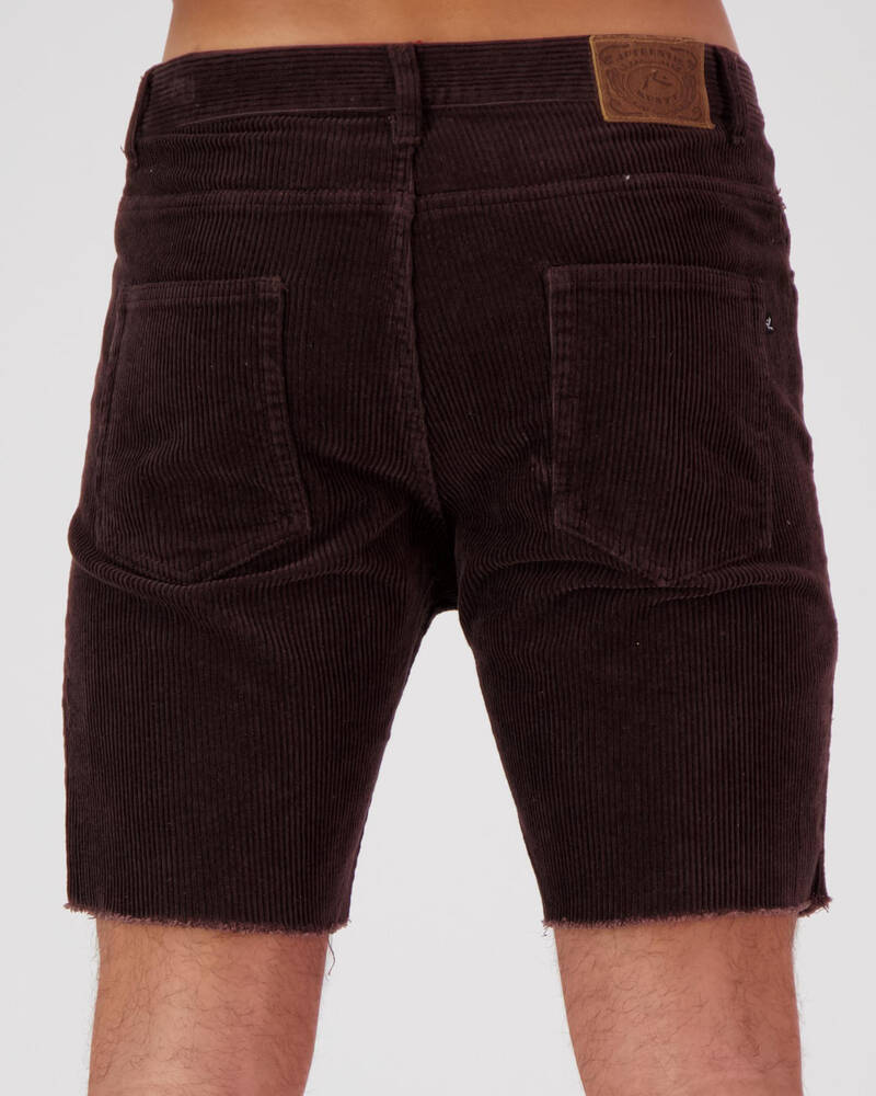 Rusty Riffer Cord Short for Mens