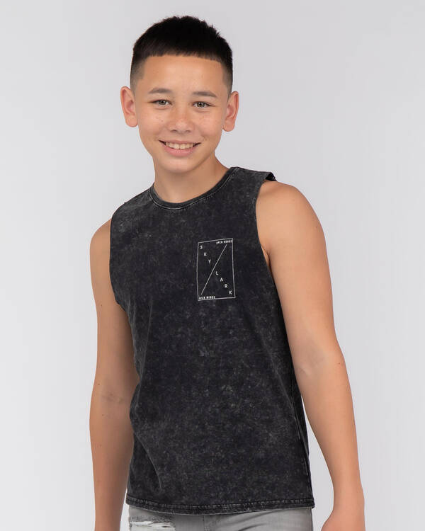 Skylark Boys' Angle Muscle Tank for Mens