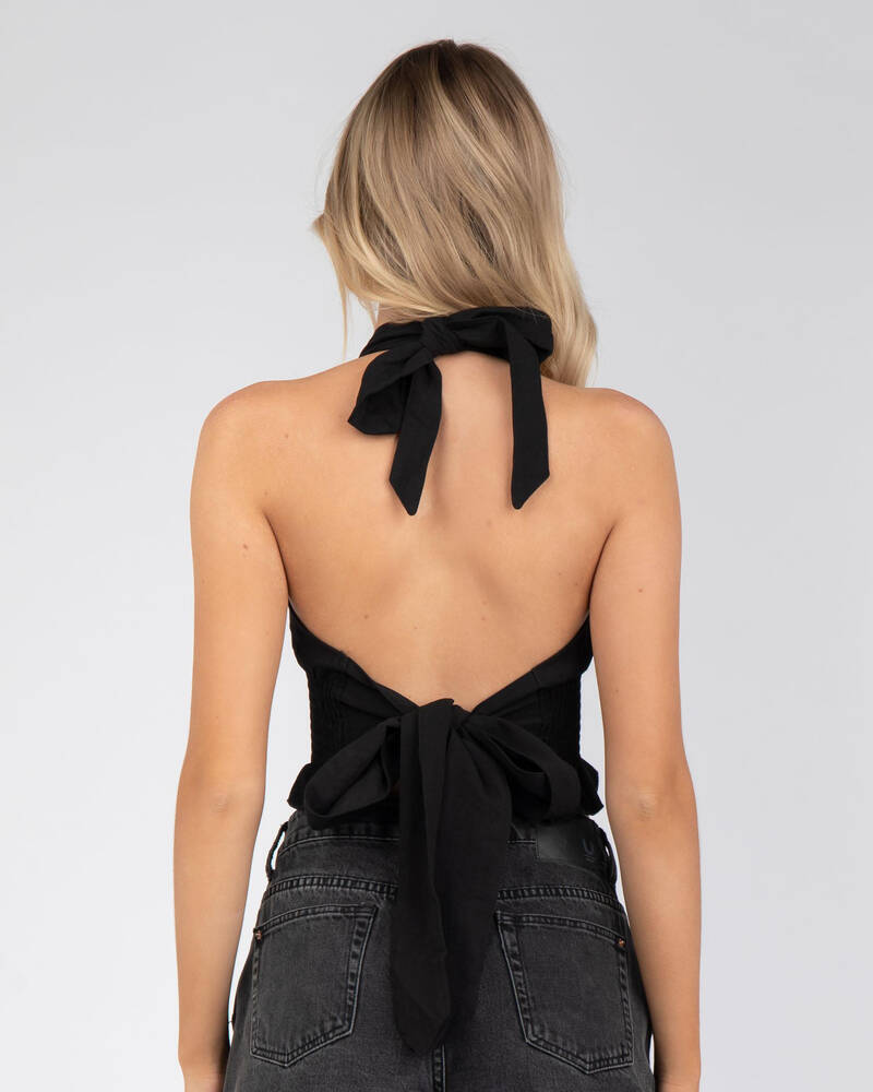 Luvalot Heartbeats Halter Top for Womens