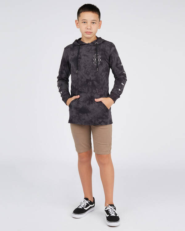 Lucid Boys Chaos Hooded Long Sleeve T-Shirt for Mens