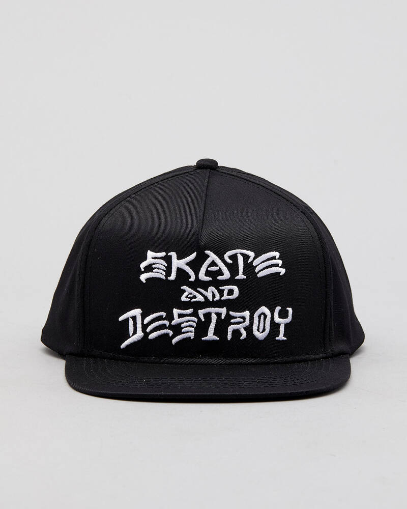 Thrasher Embroidered Snapback Cap for Mens