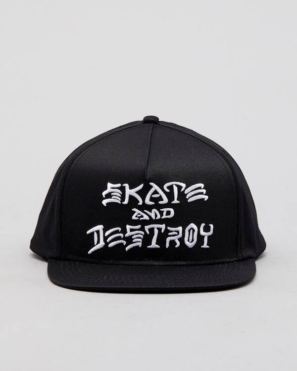 Thrasher Embroidered Snapback Cap for Mens