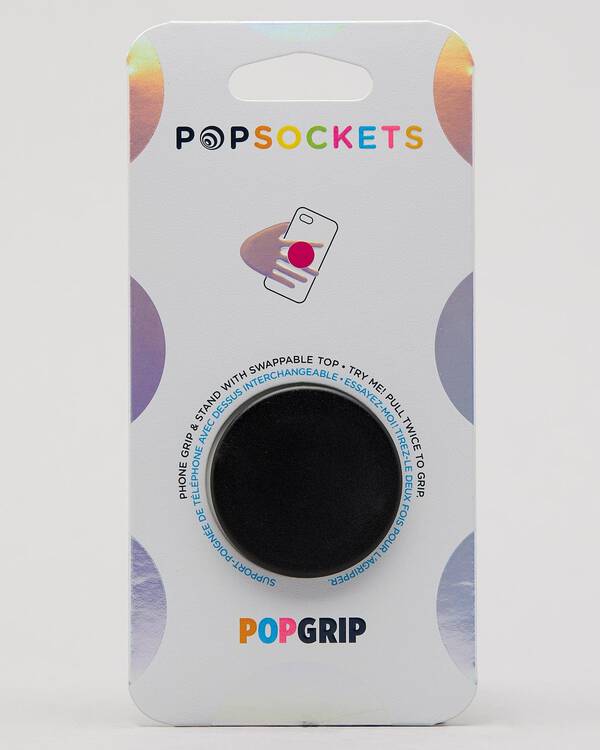 PopSockets Black PopSockets for Unisex