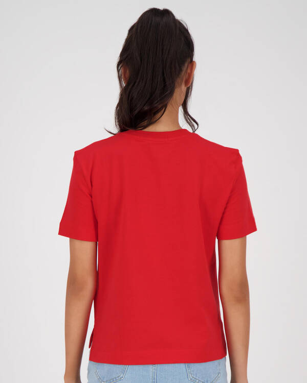 Calvin Klein Jeans Shrunken Institutional T-Shirt for Womens