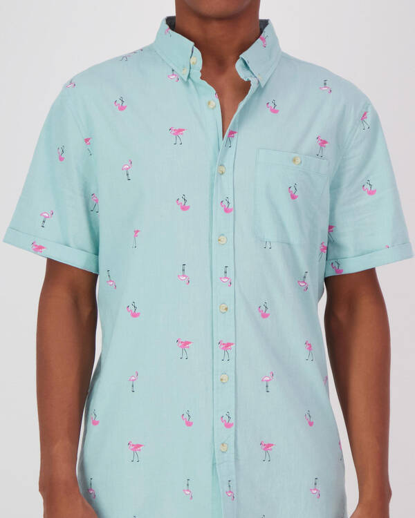 Lucid Tropical Short Sleeve Shirt for Mens