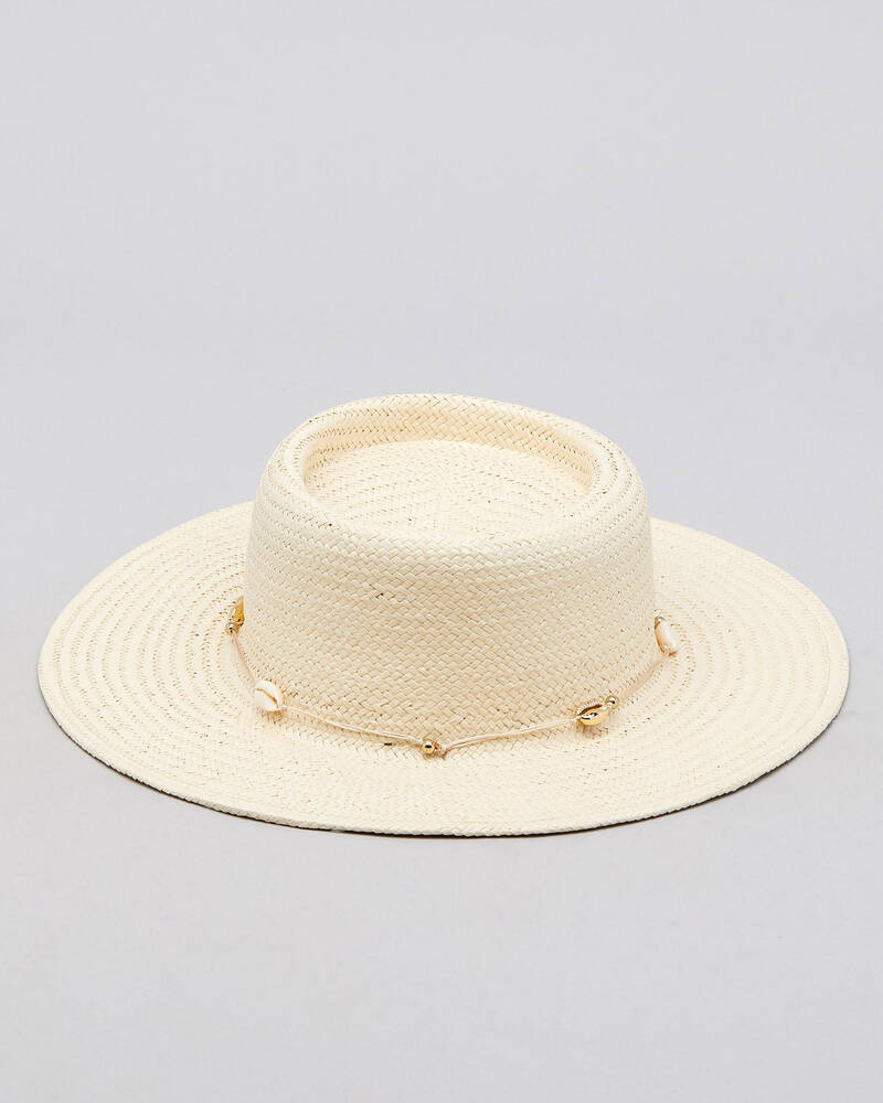 Mooloola Phoebe Boater Hat for Womens