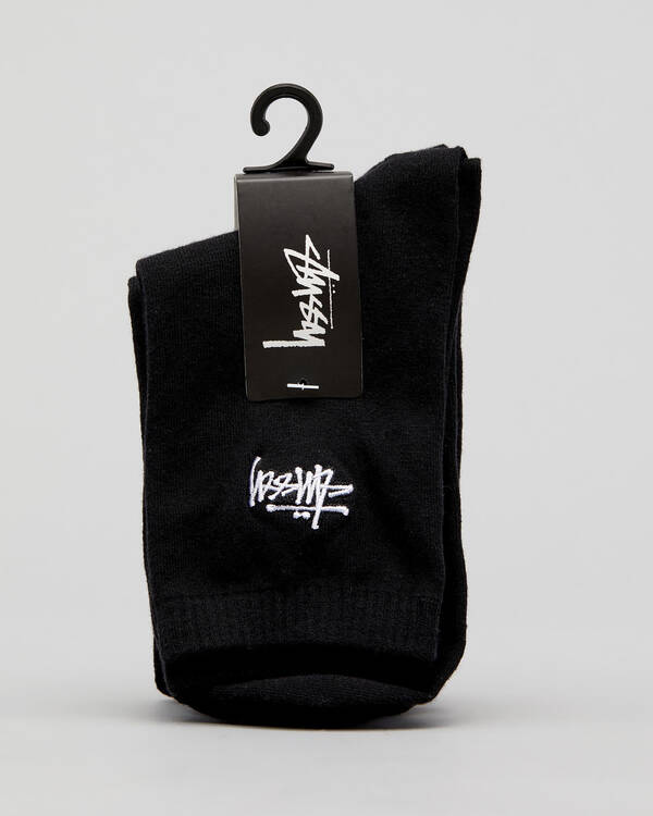 Stussy Womens Graffiti Crew Sock Pack for Womens
