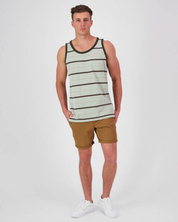 Hurley Harvey Stripe Tank Top for Mens
