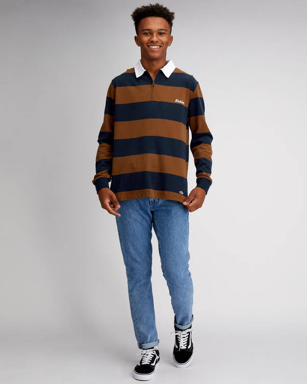 Dickies Stark Long Sleeve Polo Shirt for Mens
