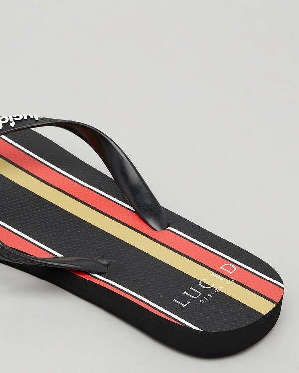 Lucid Evade Stripe Thongs for Mens