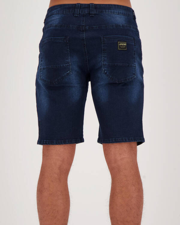 Jacks Char Denim Walk Shorts for Mens