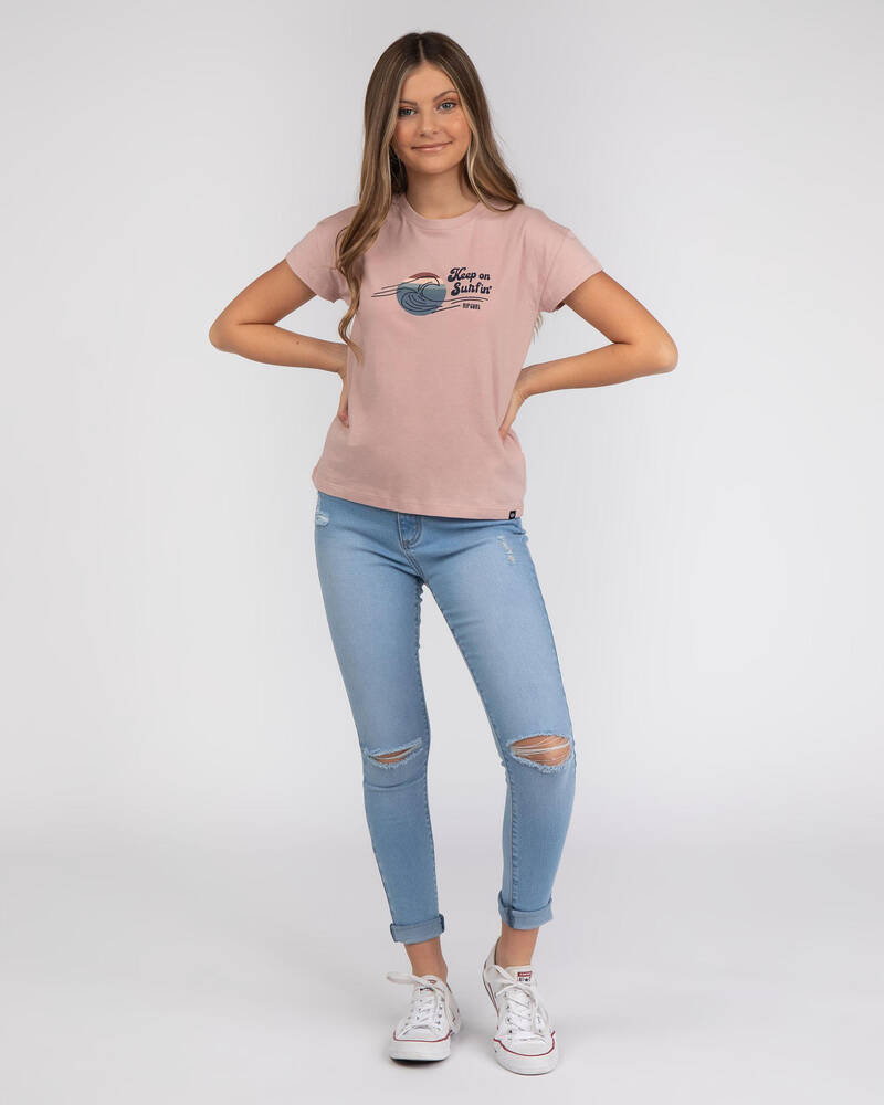 Rip Curl Girls' Keep On Surfin T-Shirt for Womens