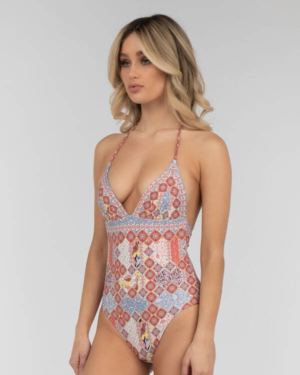 Rusty Casa Marina Reversible One Piece Swimsuit for Womens