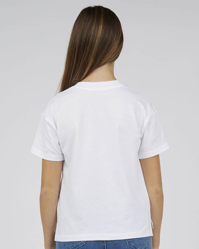 Calvin Klein Girls' Mongram Stripe T-Shirt for Womens