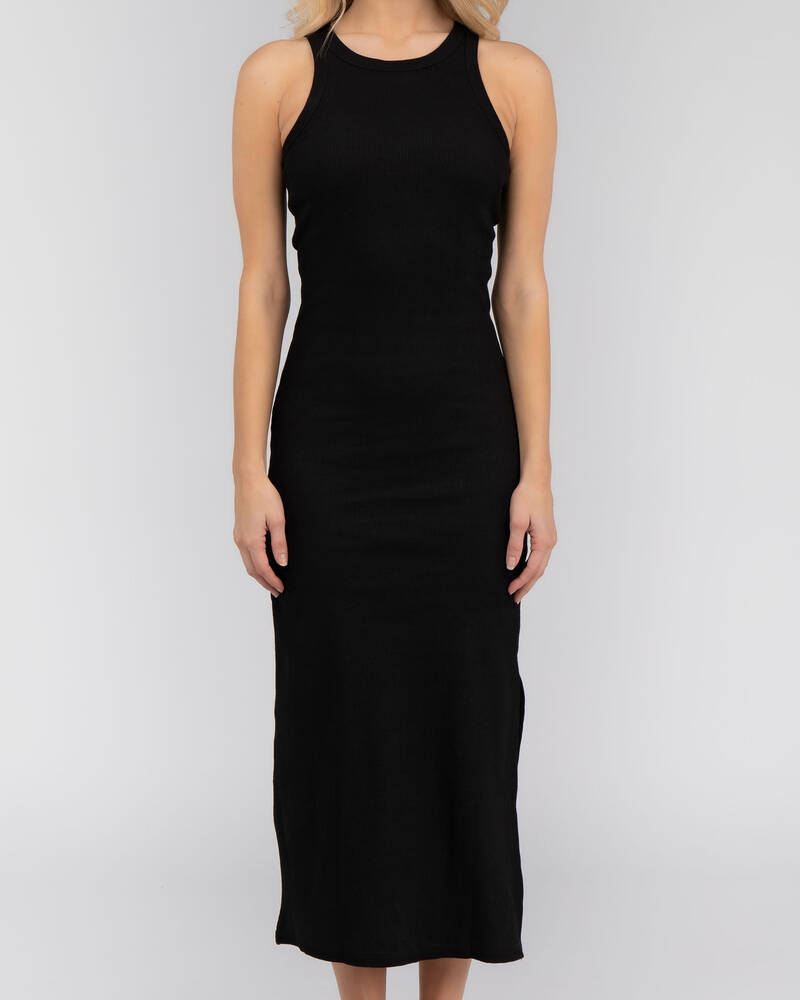 Thanne Keeping It Sassy Midi Dress for Womens