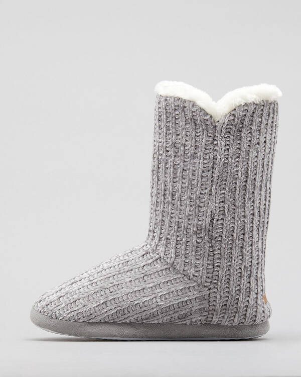 Sleepy Squirrel Chonny Slipper Boots for Womens