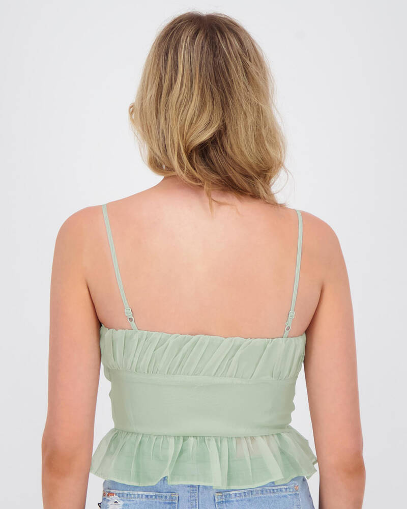 Into Fashions Kasey Crop Top for Womens