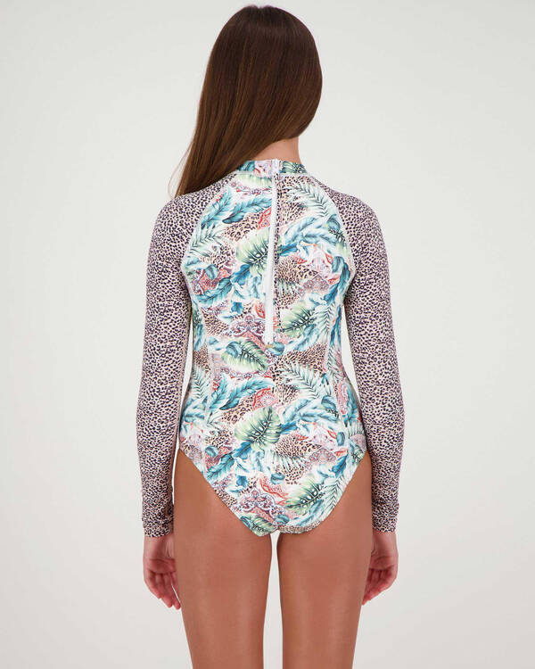 Topanga Girls' Jungle Long Sleeve Surfsuit for Womens