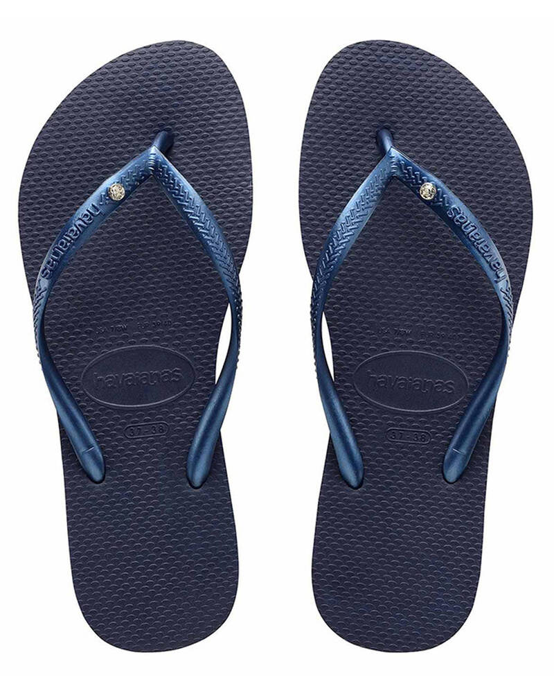 Havaianas Slim Crystal Thongs for Womens