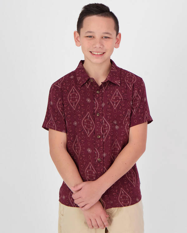 Lucid Boys Paisley Short Sleeve for Mens