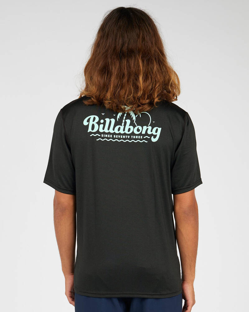 Billabong Beach Logo Rash Vest for Mens