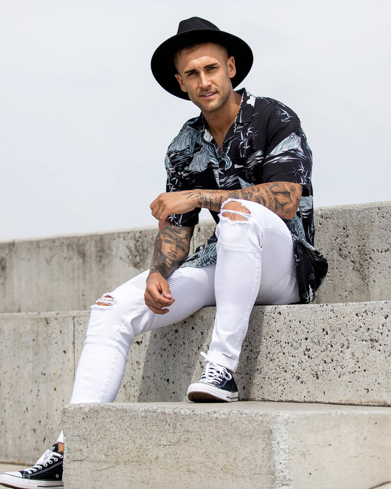 Lucid Hidden Dragon Short Sleeve Shirt for Mens