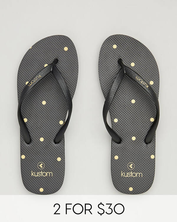 Kustom Classic Thongs for Womens