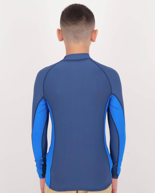 Billabong Boys' Diamond Performance Fit Sidepanel Rash Vest for Mens