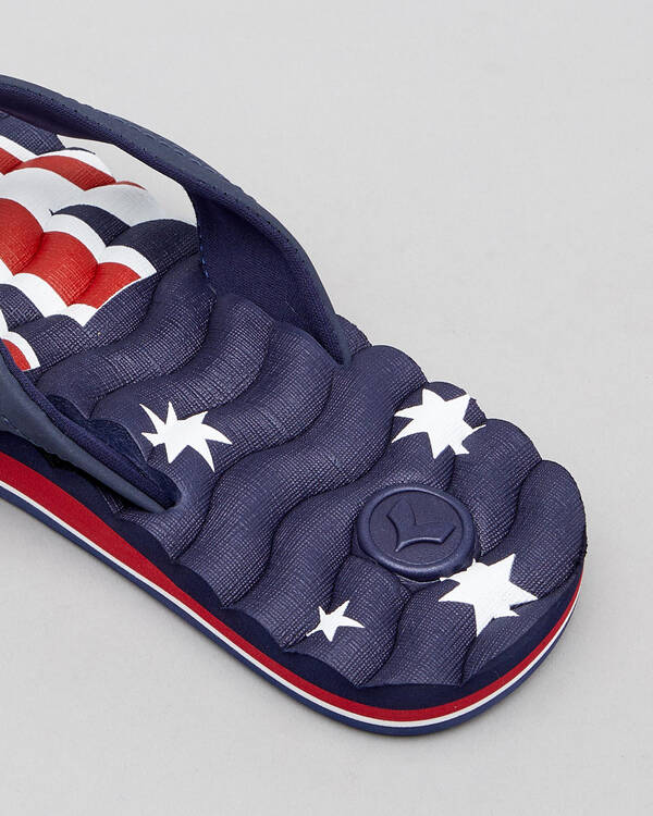 Kustom Hummer Flag Thongs for Mens