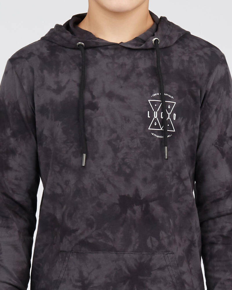 Lucid Boys Chaos Hooded Long Sleeve T-Shirt for Mens
